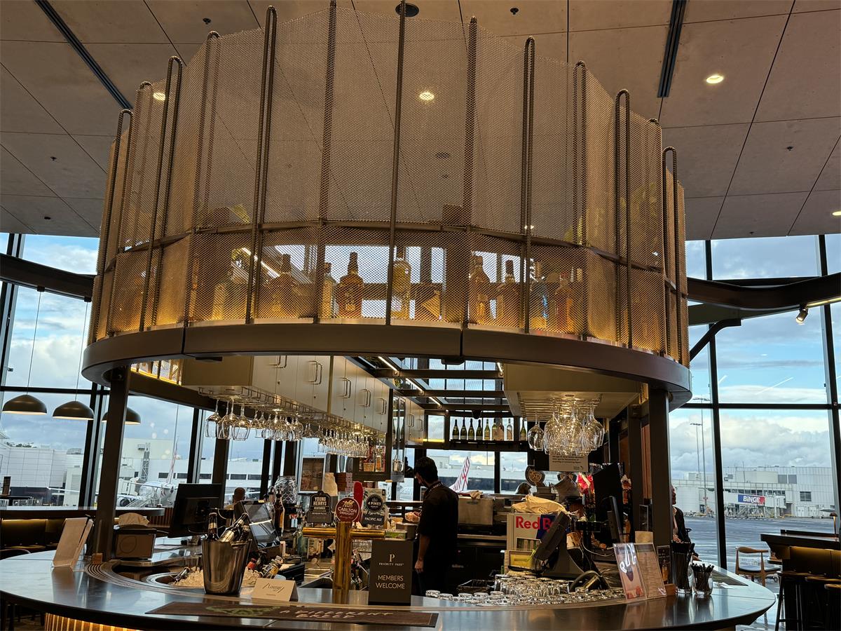 Airport Cafe Decorative Metal Curtains