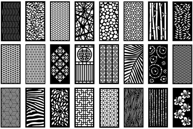 Laser Cut Aluminium Screens