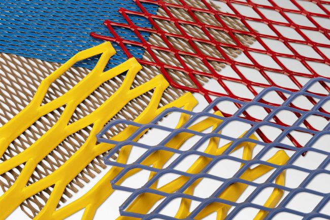 decorative aluminium diamond mesh