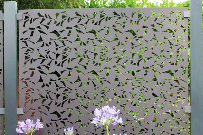 aluminum fence privacy screen